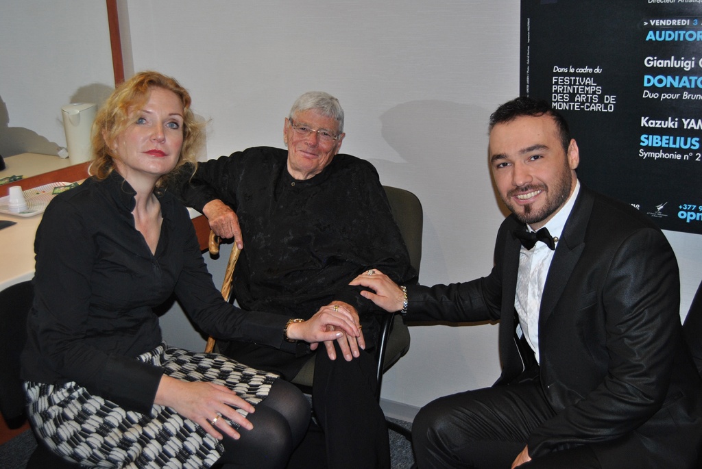 George Andguladze with Anne Schwanewilms and Jeffrey Tate 