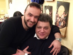 George Andguladze with Badri Maisuradze in Moscow