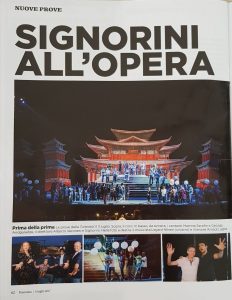 Alfonso Signorini a Torre del Lago per Turandot