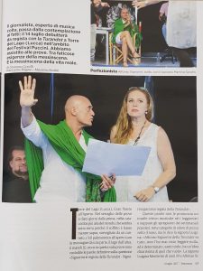 Alfonso Signorini a Torre del Lago per Turandot